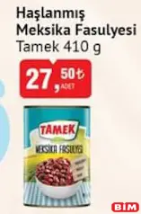 TAMEK HAŞLANMIŞ MEKSİKA FASULYESİ 410 G